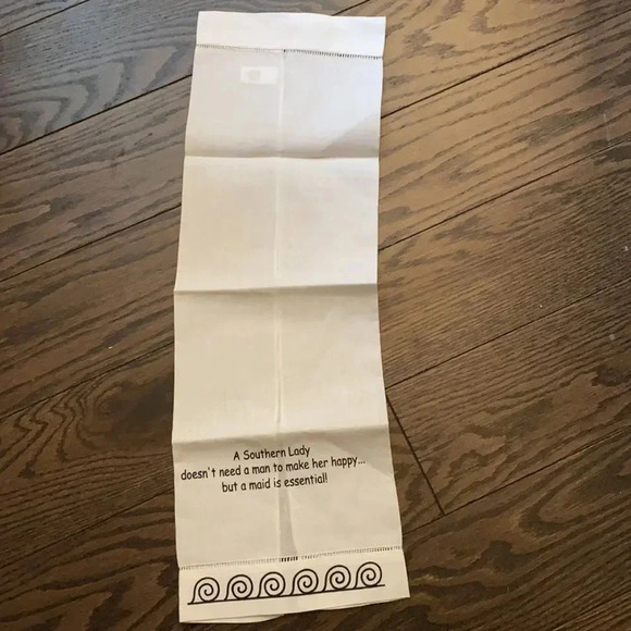 Southern Lady Man and Maid Hand Towel Kitchen Linen NWOT - Picture 4 of 8